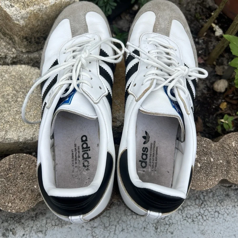 Size 10 Women's , 9 Men's - adidas Samba OG Low White Black Gum
